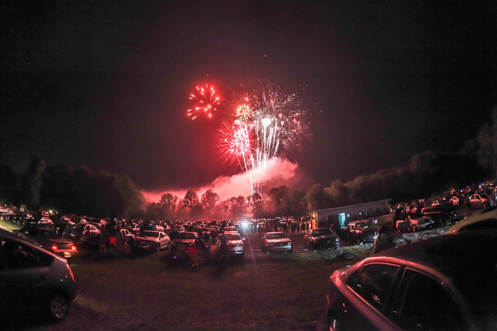 Fireworks display during our 70th Anniversary Celebration