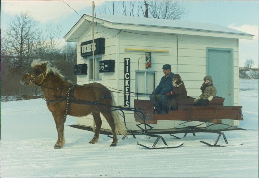 Going for sleigh rides in the winter.