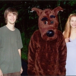 Dressed up for Scooby-Doo